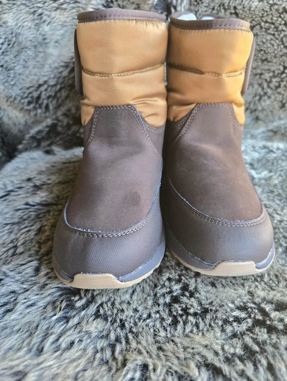 UGG Kids Brown and Tan Winter Boots